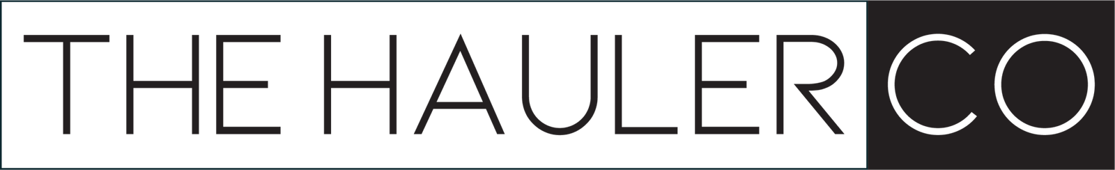 TheHaulingCo Logo Design BLK